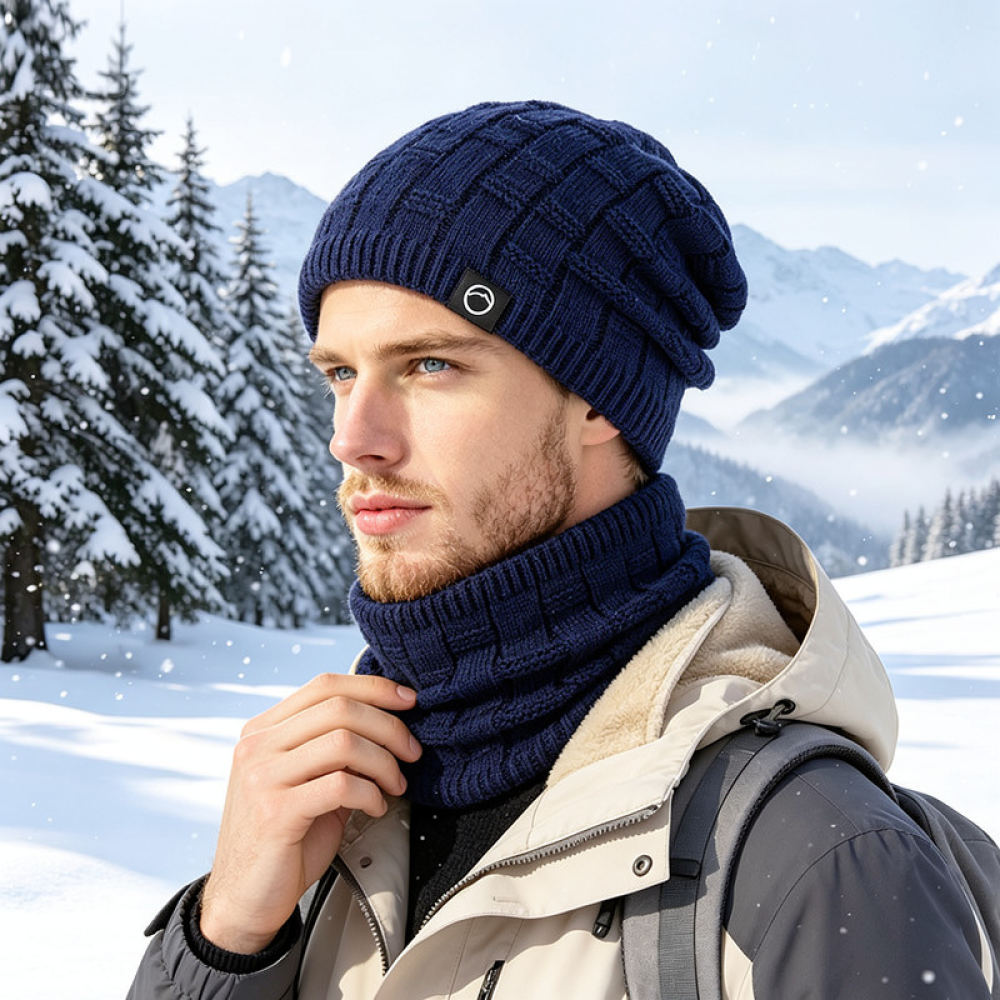 Winter Outdoor Knit Hat And Sc - Cycling Commute Essentials 评论和价格