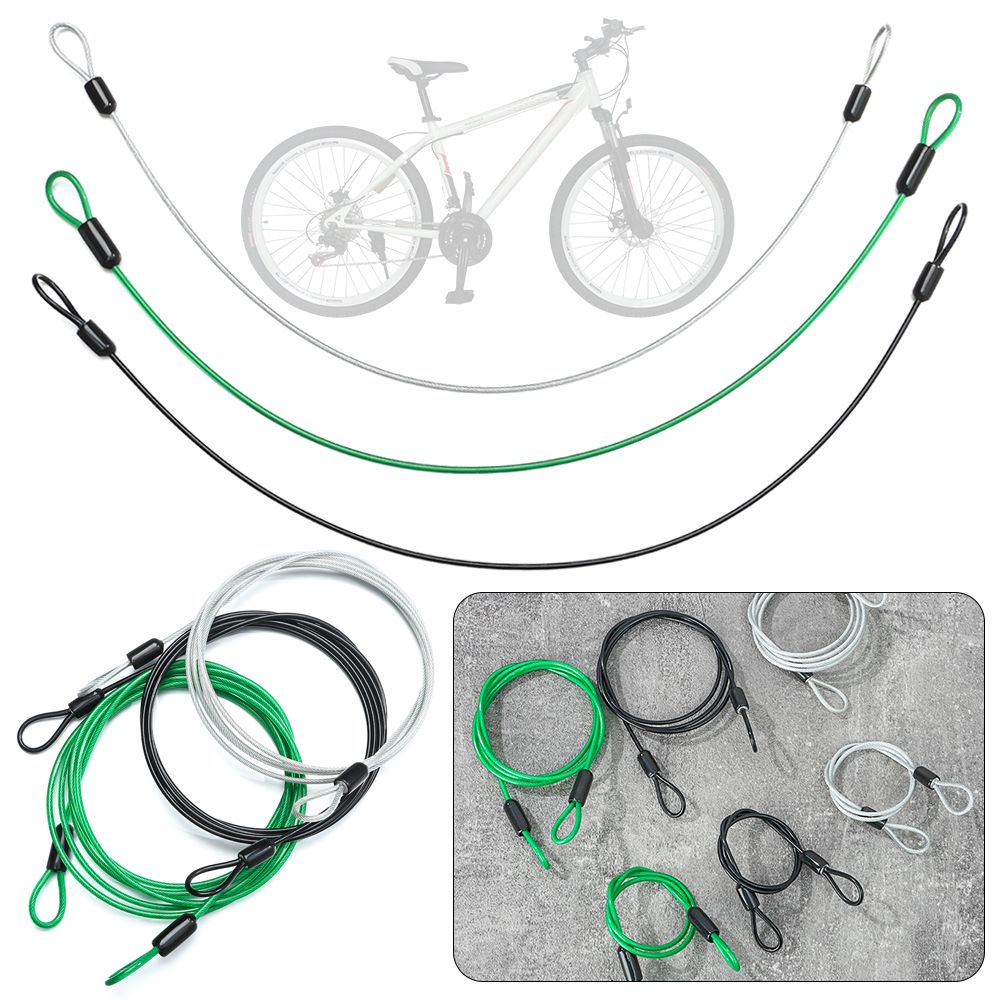 0.5/1/2M Bicycle Lock Wire Bic - Cable Lock Flexible 评论和价格