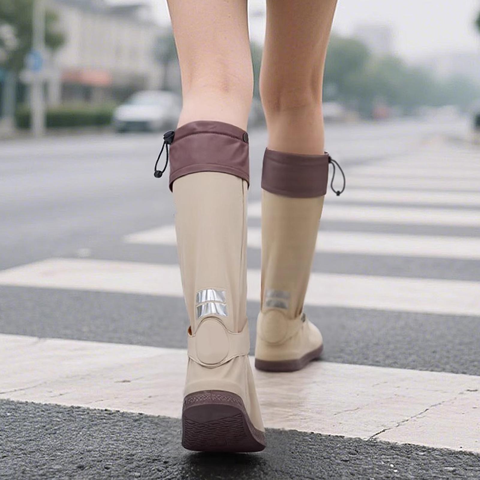 Rain Shoe Covers Reusable Fold - Cycling Commute In Rain 评论和价格