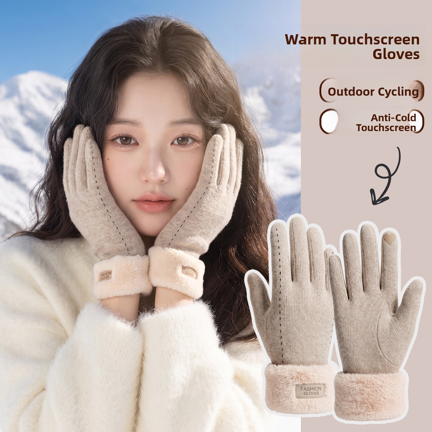 Thickened Fleece Winter Cyclin - Cycling Commute Essentials 评论和价格