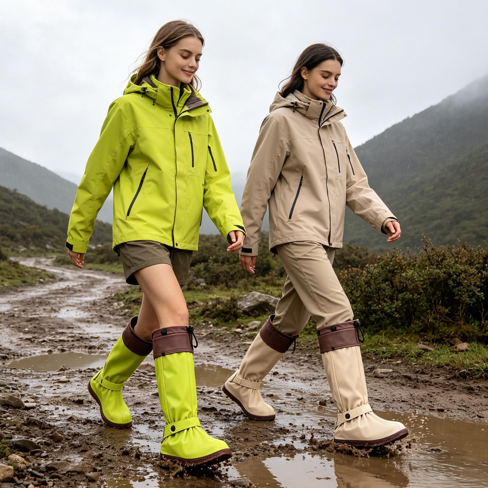 Rain Boot Covers Zipper Reusab - Cycling Commute Shoes 评论和价格